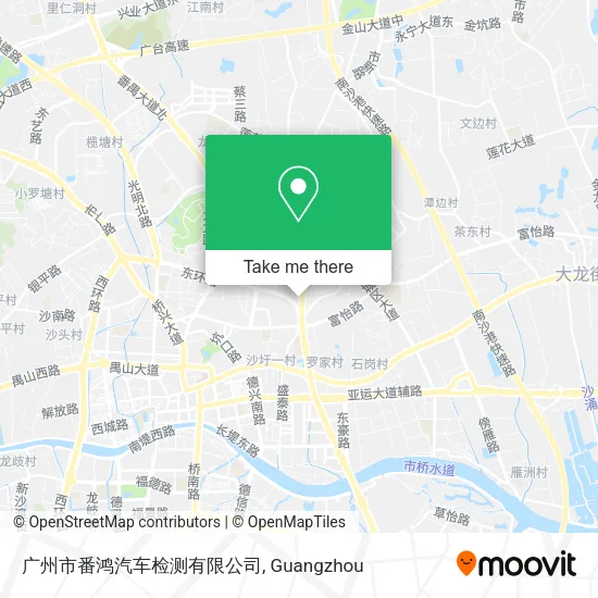 广州市番鸿汽车检测有限公司 map