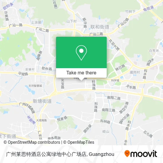广州莱思特酒店公寓绿地中心广场店 map