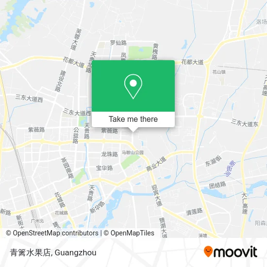 青篱水果店 map