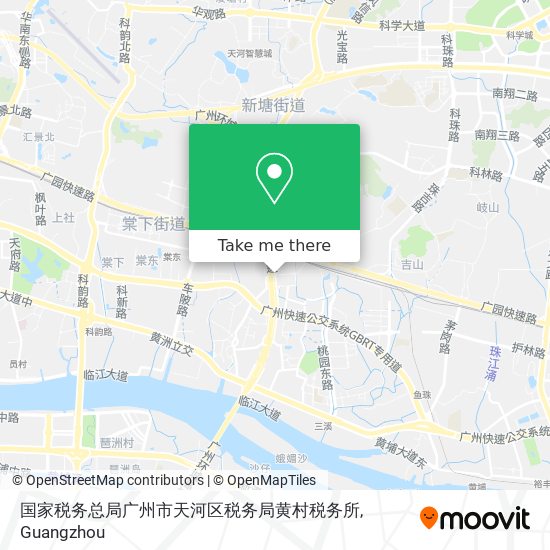 国家税务总局广州市天河区税务局黄村税务所 map