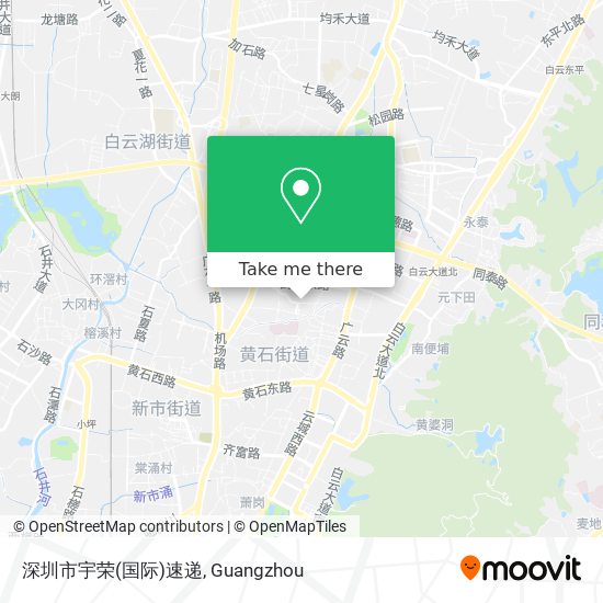 深圳市宇荣(国际)速递 map