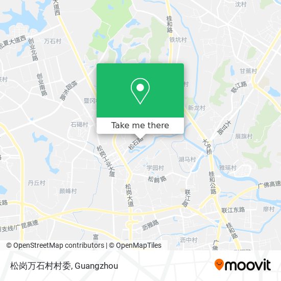 松岗万石村村委 map