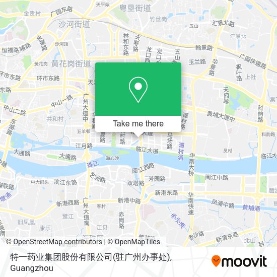 特一药业集团股份有限公司(驻广州办事处) map