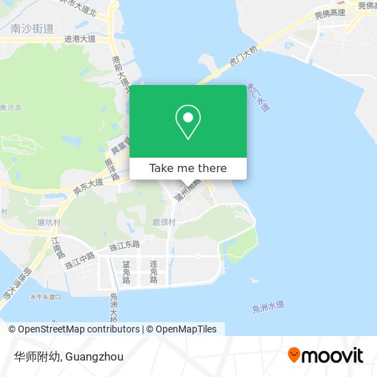 华师附幼 map
