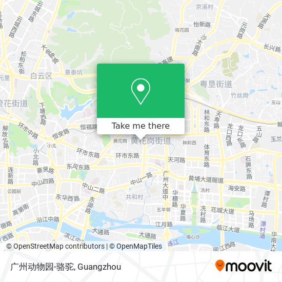 广州动物园-骆驼 map