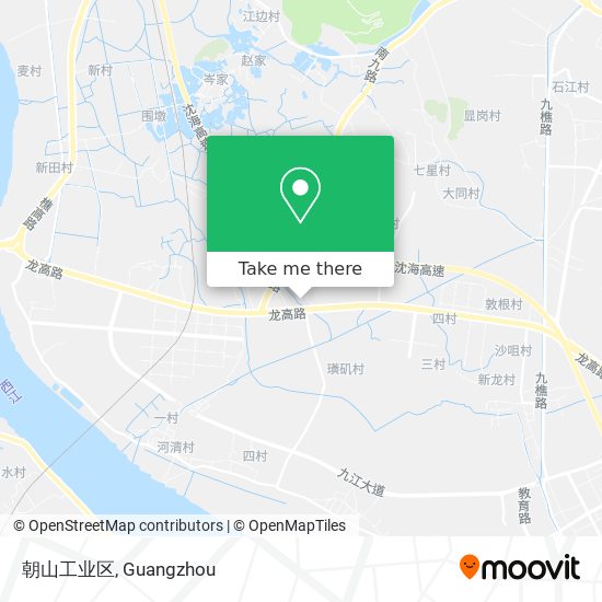 朝山工业区 map