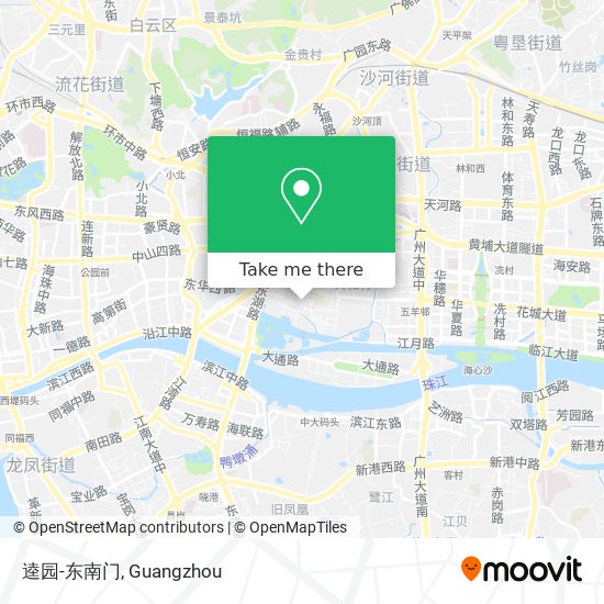 逵园-东南门 map