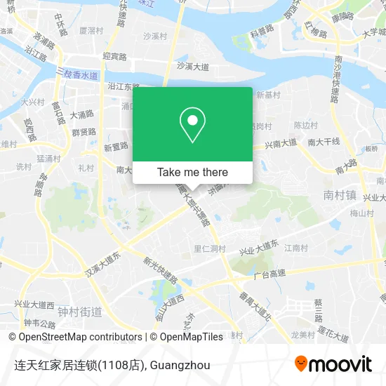 连天红家居连锁(1108店) map