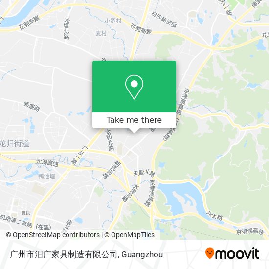 广州市汨广家具制造有限公司 map