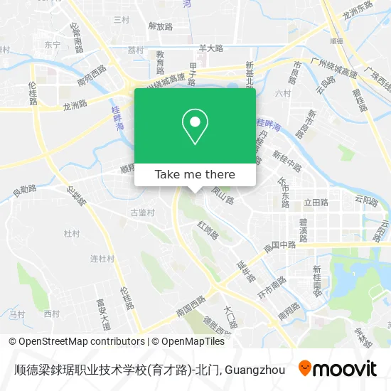 顺德梁銶琚职业技术学校(育才路)-北门 map