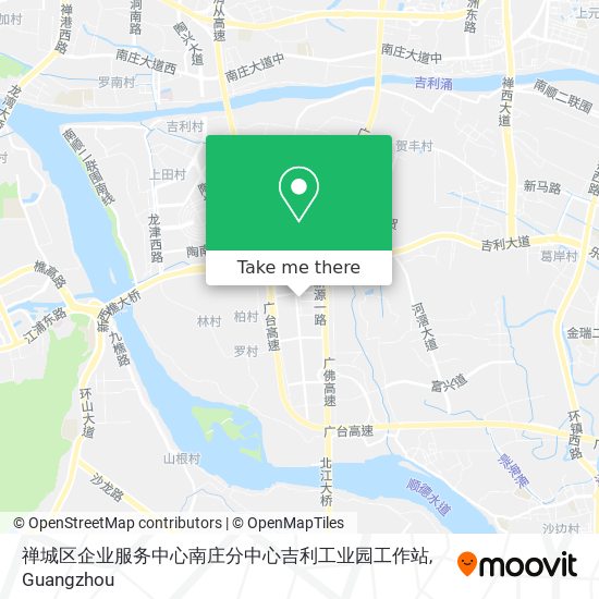 禅城区企业服务中心南庄分中心吉利工业园工作站 map
