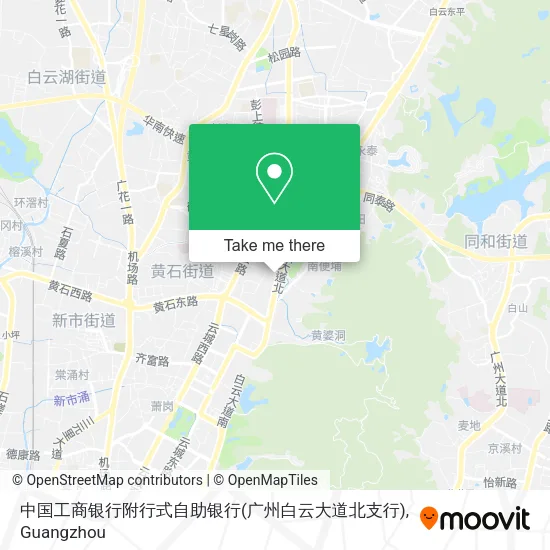 中国工商银行附行式自助银行(广州白云大道北支行) map