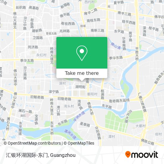 汇银环湖国际-东门 map