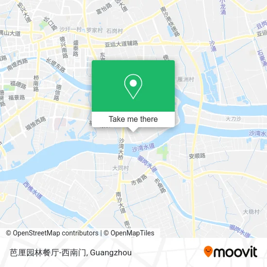 芭厘园林餐厅-西南门 map