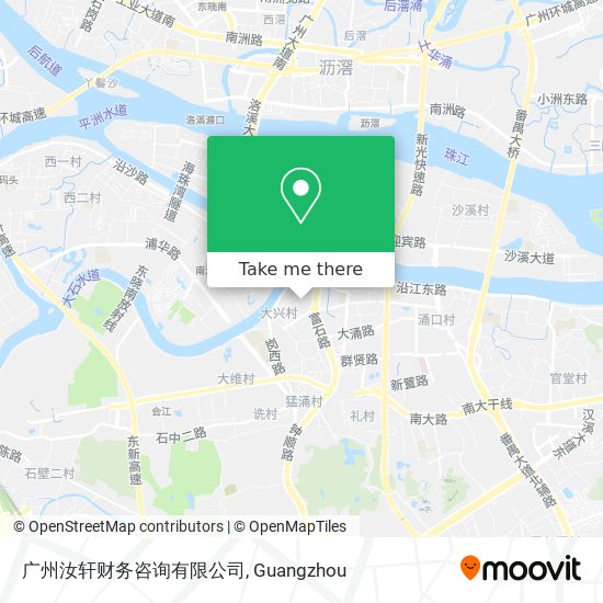 广州汝轩财务咨询有限公司 map