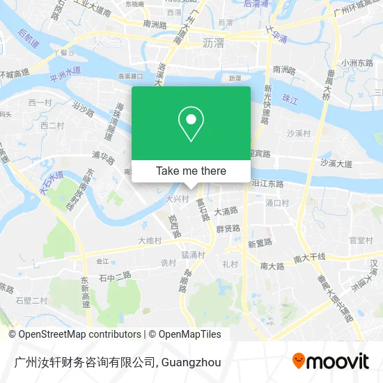 广州汝轩财务咨询有限公司 map