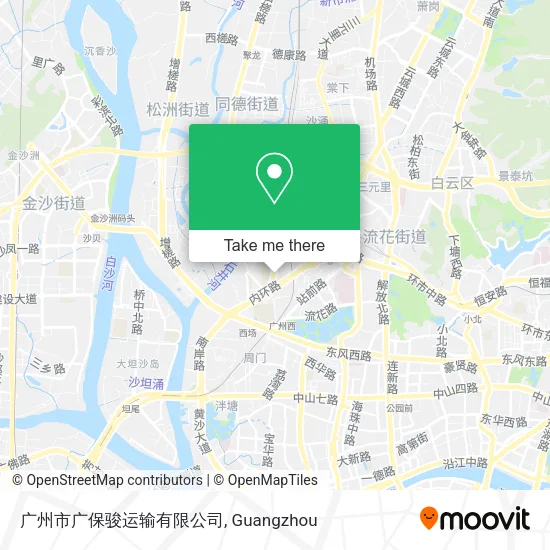 广州市广保骏运输有限公司 map