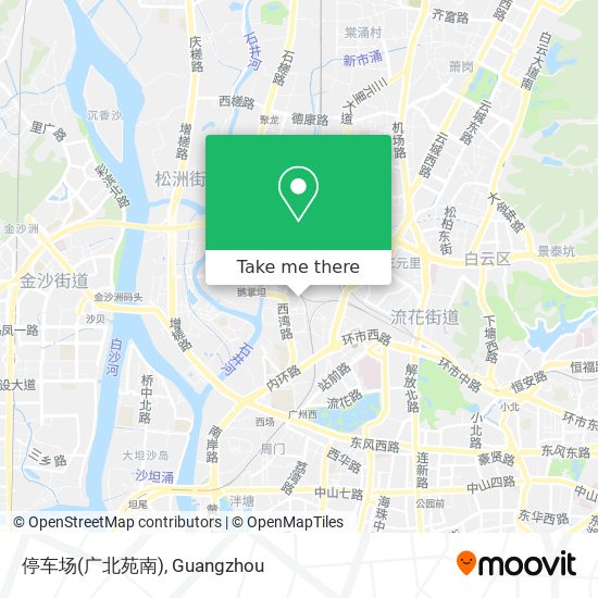 停车场(广北苑南) map