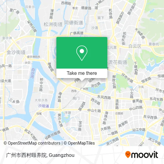广州市西村颐养院 map