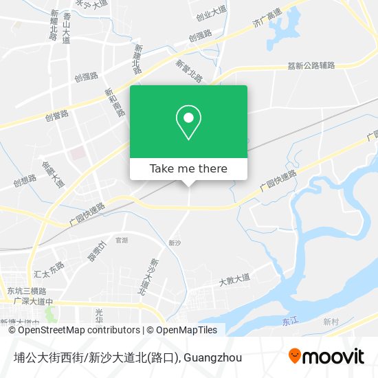埔公大街西街/新沙大道北(路口) map