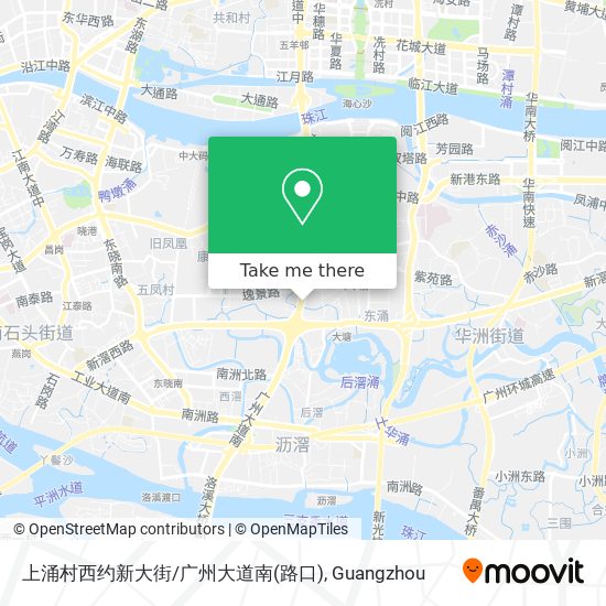 上涌村西约新大街/广州大道南(路口) map