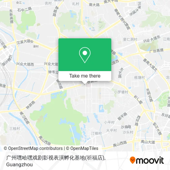 广州嘿哈嘿戏剧影视表演孵化基地(祈福店) map