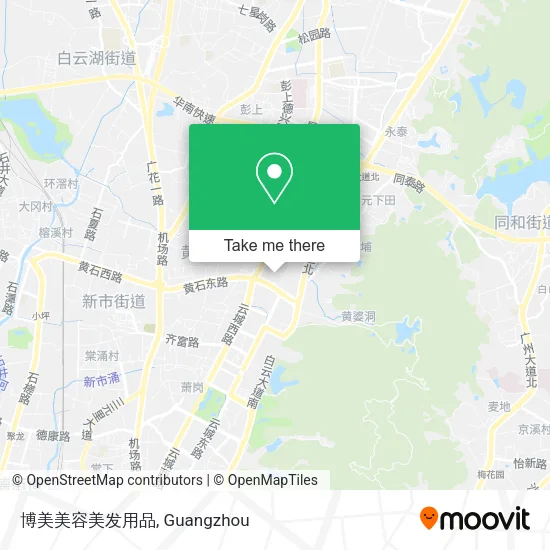 博美美容美发用品 map