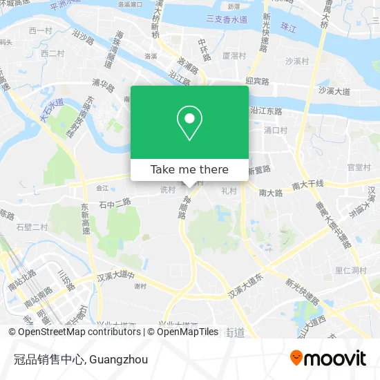 冠品销售中心 map