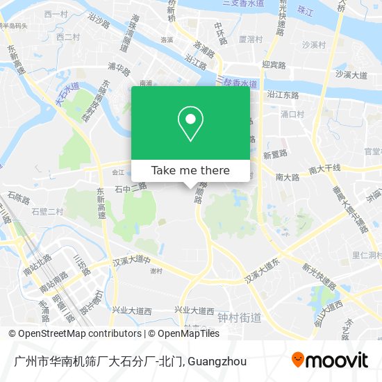 广州市华南机筛厂大石分厂-北门 map