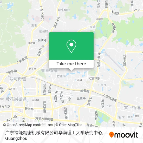 广东福能精密机械有限公司华南理工大学研究中心 map
