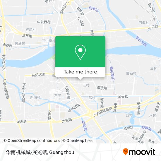 华南机械城-展览馆 map
