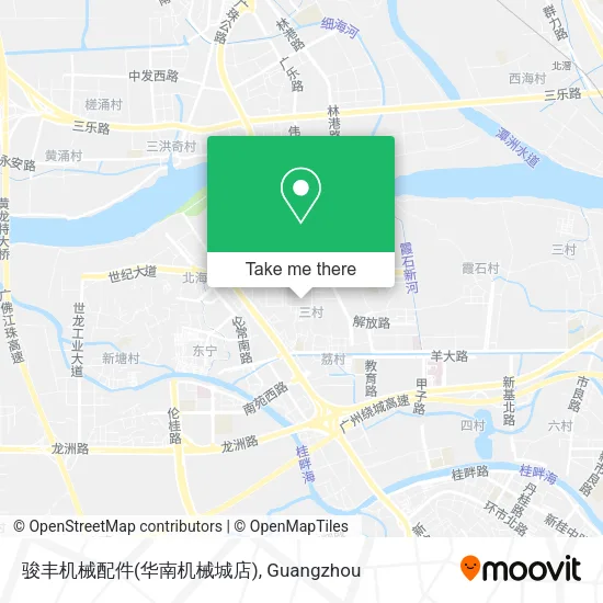 骏丰机械配件(华南机械城店) map