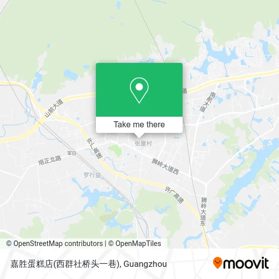 嘉胜蛋糕店(西群社桥头一巷) map