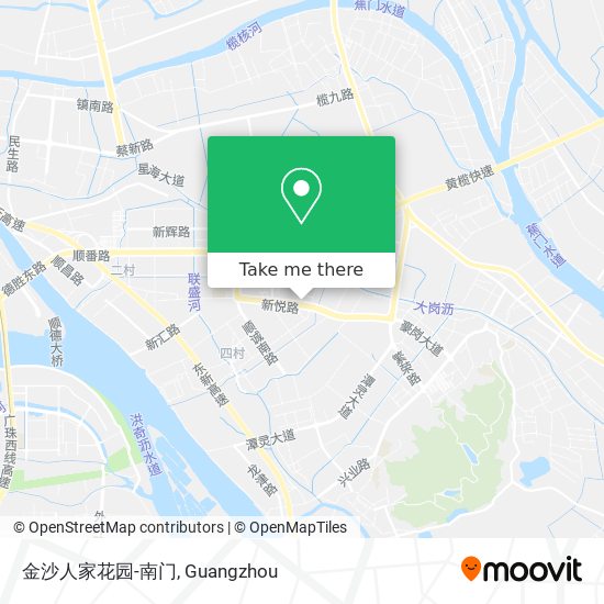 金沙人家花园-南门 map