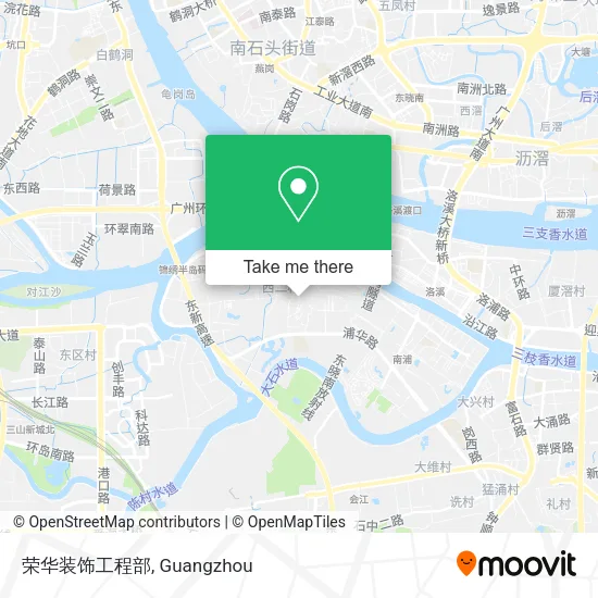 荣华装饰工程部 map