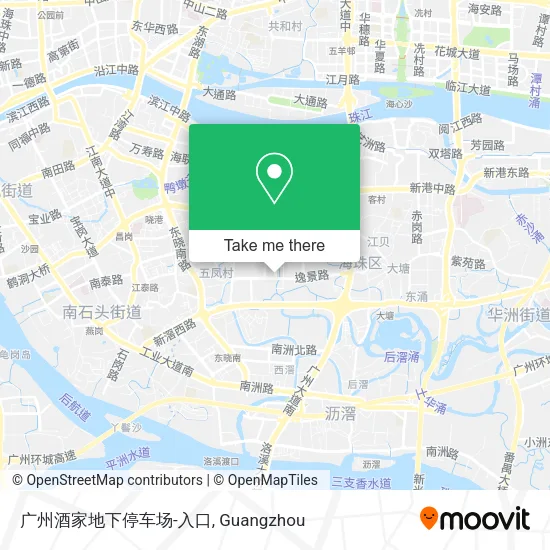 广州酒家地下停车场-入口 map