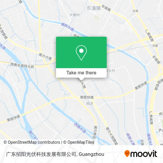 广东招阳光伏科技发展有限公司 map