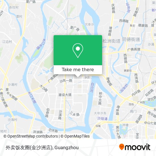 外卖饭友圈(金沙洲店) map