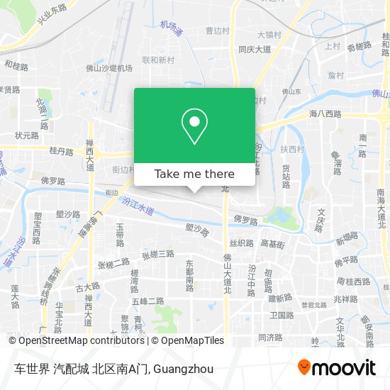 车世界  汽配城 北区南A门 map