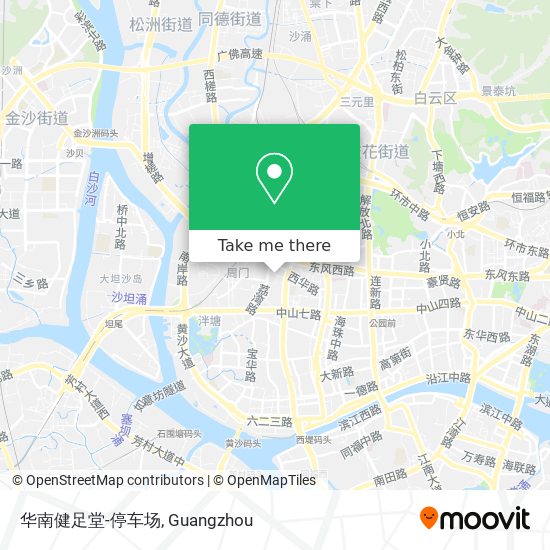 华南健足堂-停车场 map