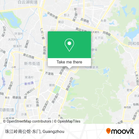 珠江岭南公馆-东门 map