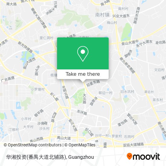 华湘投资(番禺大道北辅路) map