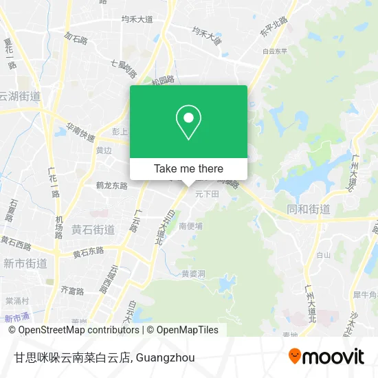 甘思咪哚云南菜白云店 map