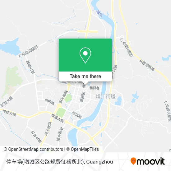 停车场(增城区公路规费征稽所北) map