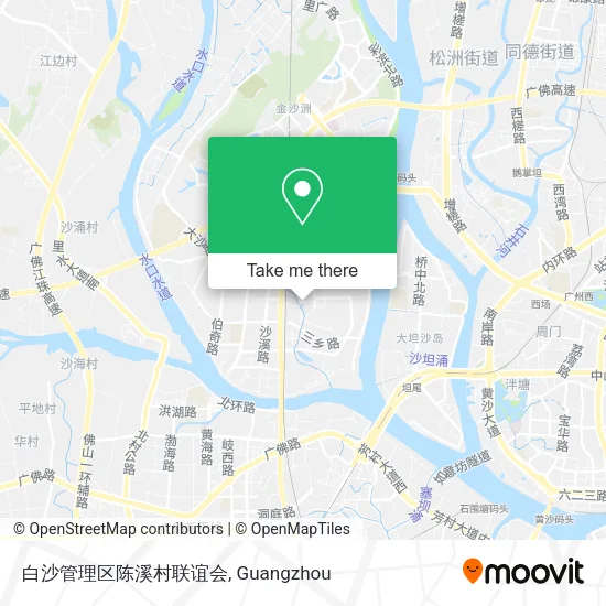 白沙管理区陈溪村联谊会 map