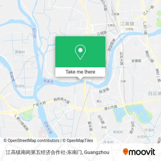 江高镇南岗第五经济合作社-东南门 map