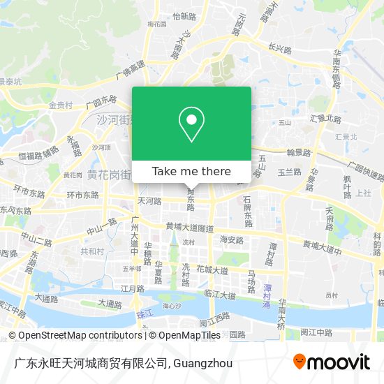 广东永旺天河城商贸有限公司 map