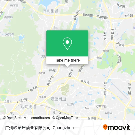 广州峻泉庄酒业有限公司 map