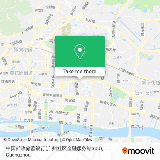 中国邮政储蓄银行(广州社区金融服务站300) map