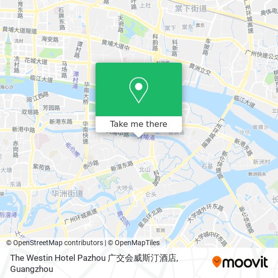 The Westin Hotel Pazhou 广交会威斯汀酒店 map